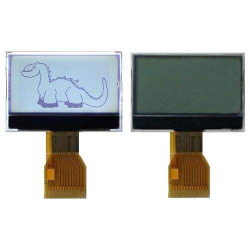 14PIN SPI LCM COG 12864 LCD Screen ST7567 Controller 3.3V White/Blue Backlight