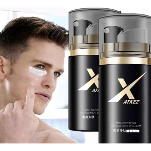 20G Men Day and Night Anti-wrinkle Firming Eye Cream Skin Care Black Eye Puffiness Fine Lines Wrinkles Face Care Product Face Ca