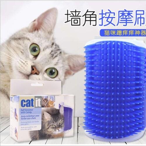 5Pcs Pet Corner Massager Cat Dog Face Beauty Massage Device Scratch Board Pet Naughty Tools