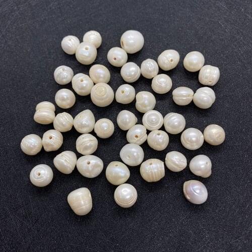 Natural White Freshwater Pearl Rice-shaped Beads for Making Ladies Boutique DIY Bracelet Necklace Jewelry Wholesale Size 10-20mm