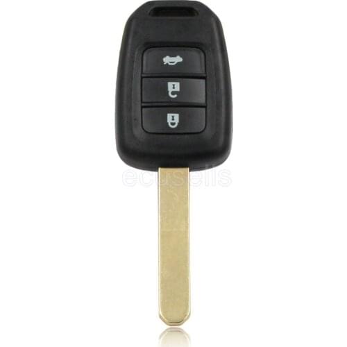 HKOBDII 3 Button Remote Key Shell Smart Car Key Housing Cover HON66 Used in USA For Honda