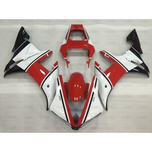 Body Kits for YAMAHA YZFR1 02 YZFR1 Full Body Kits 2003 YZFR1 Fairing Kits 2002 - 2003 White Red Black