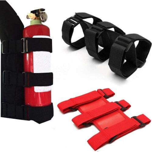 Red/Black Roll Bar Fire Extinguisher Holder Belt Elaborate Manufacture Prolonged Durable Simplicity for Jeep Wrangler Accessorie