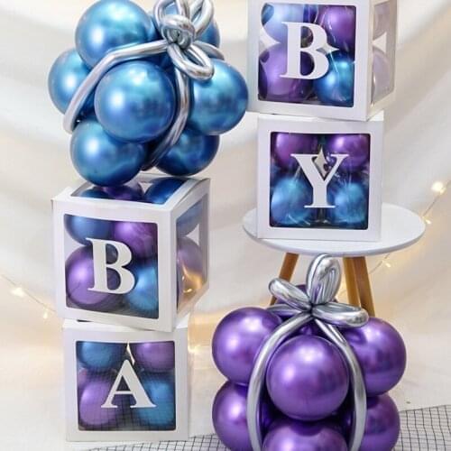 1set Metallic Gold Silver Green Purple Ballon Wedding Happy Birthday Latex Balloons Metal Chrome Balloon Air Helium Baloon