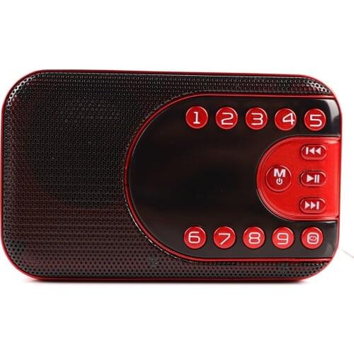 Portable Mini FM Radio Speaker Music Player TF Card USB For PC iPod Phone with LED Display outdoor Dancing mp3 HiFi C-831