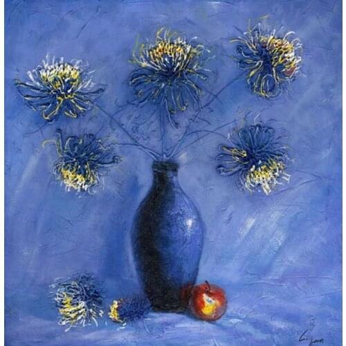 Cross Stitch Resin Sets Needlework Complete Square/round Diamond Painting Flower Full Drill Picture By Numbers Craft