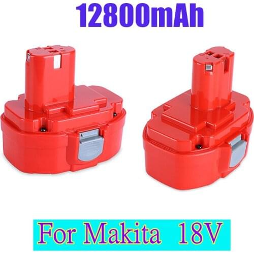 New 18V 12800mAh Rechargeable Power tool Battery For Makita 1822 1823 1834 1835 192827-3 192829-9 193159-1 193140-2 193102-0