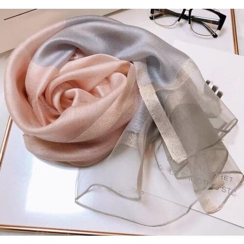 Yuri Silk scarf women shawl long all-match Long scarf for Women Female Thin section Scarves Unique Styles fashion Mulberry Silk