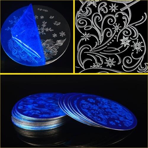 30 Designs Nail Art Stamp Template Flower Vine Rose Leaves Floral Image Pattern Printing Plate for Manicure Stencil