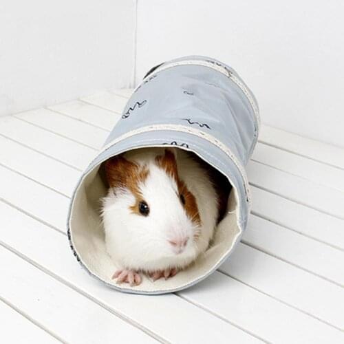 Pet Funny Tunnel Elastic Comfortable Warm Small Pet Fun Tunnel Toy Pet Hamster Toy Supplies Small Animals