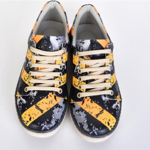 Digital Printing Colorful Patterned Women Sneakers