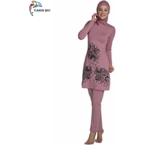 Islamic Swimwear Women Modest Full Cover Arab Beach Wear Hijab Swimsuit Swimwear Bikinis for Muslim Women