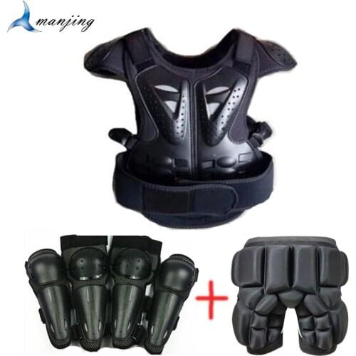 Universal 4-15 years Child Kids Motocross Full Body Protector Armour Vest Waistcoat Motorcycle Cycling Downhill Elbow Knee armor