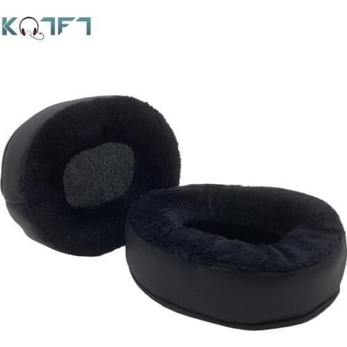 KQTFT 1 Pair of Velvet Replacement EarPads for EVOLVEO Supreme Sound E9 Headset Ear pads Earmuff Cover Cushion Cups