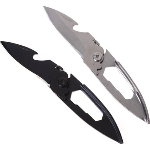 1PC Stainless Steel Outdoor Creative Knife Multitool Folding Keychain Field Survival Knife The Multi Purpose Tactical Knife