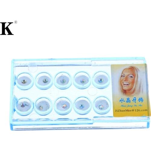 10pcs Diamond Bur Dental Material Teeth Whitening Studs Denture Acrylic Teeth Crystal Ornament Oral Hygiene Tooth Decoration Hot