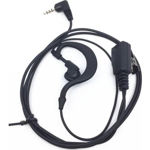 3.5MM 1PIN Earphone for YAESU Vertex 2R 3R FT60R FT50R VX160 VX168 VX180 VX1R etc walkie talkie