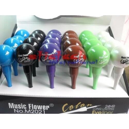 By dhl or ems 100 pcs Lollipop Shape Women Beauty Cosmetic Waterproof Liquid Eyeliner Eye Liner Pencil Pen Makeup