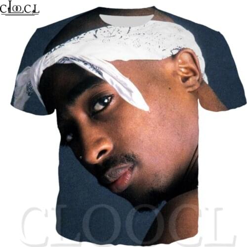 3D Print Rapper Tupac T Shirt 2pac Men Women Amaru Shakur T Shirts Casual Short Sleeve Streetwear Hip Hop Star Singer Pullovers