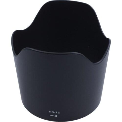 HB-7 II Plastic Petal Lens Hood for Nikon Af Nikkor 80-200mm F/2.8d Ed Lens Black