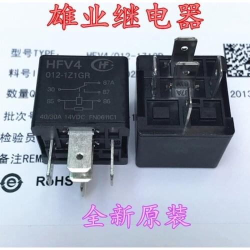 HFV4-012-1Z1GR 5PIN 12VDC 40A car Relay