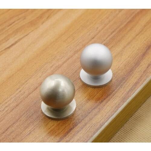 Round Matt Finish Brush Finish Drewer Pulls Dresser Knobs and Handles
