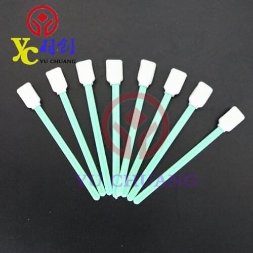 5.1" Square Rectangle Foam Cleaning Swab Sticks for Solvent Format Inkjet Printer Roland Optical Equipment