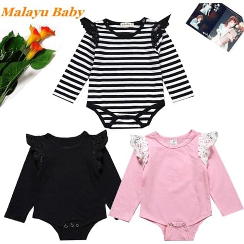 Боди с длинным рукавом для малышек Malayu Baby China At AliExpress