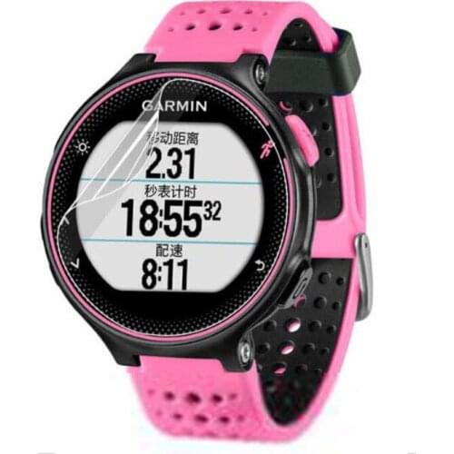 Soft Clear Protective Film Guard For Garmin Forerunner 220 225 230 235 620 630 FR235 SmartWatch Screen Protector Cover(Not Glass