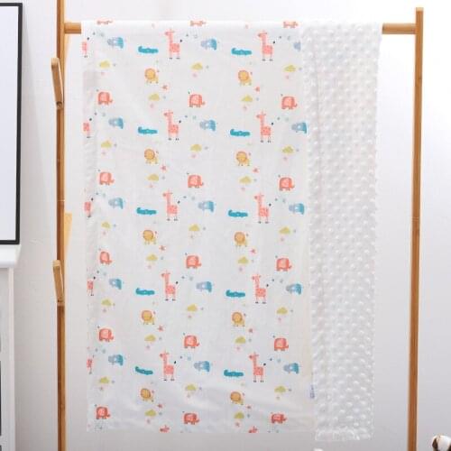 LuMengYi Newborn Blanket Baby Bedding Swaddle Wrap Nap Blanket Infant Stroller Covers Bebe Toddler Minky Sleeping Accessories