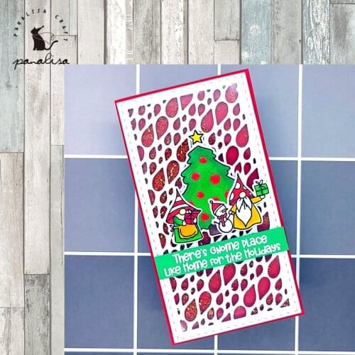 Panalisacraft Rain drops Background Metal Cutting Dies Craft Scrapbooking Card Making Album Embossing Stencil Die Cut Decoration