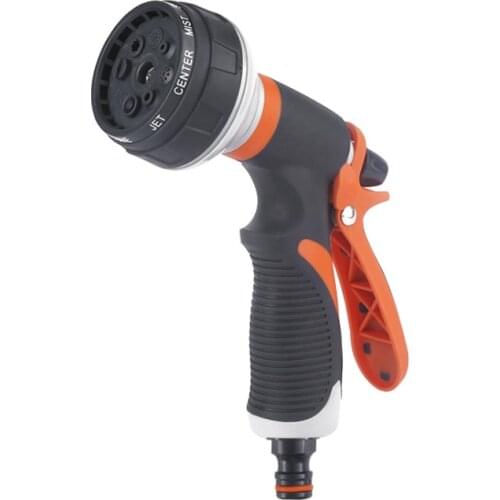 High Pressure Water Spray Gun Soft Grip Can Variable Speed Control Have 8 Spray Modes Hose Spray Garden Watering Water Gun