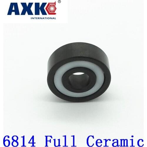 2021 New Rolamentos Axk 6814 Full Ceramic Bearing ( 1 Pc ) 70*90*10 Mm Si3n4 Material 6814ce All Silicon Nitride Ball Bearings