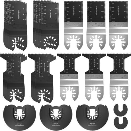 Popular 25 pcs oscillating tool saw blades electric tools accessories