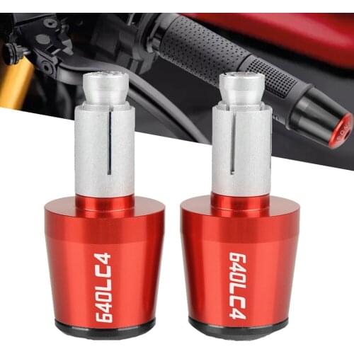 Motorcycle Handlebar Gear Balanced Plug Slider Handle Bar End Grips Cap For 640LC4 640 LC4 640-LC4 Supermoto 2003 2004-2006