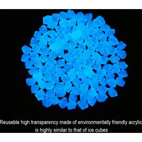 300pcs Glow in the Dark Garden Pebbles Glow Stones Rocks for Walkways Garden Path Patio Lawn Garden Yard Decor Luminous Stones