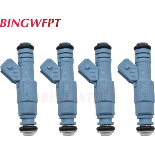 4PCS Fuel Injectors Nozzle OEM 0280155715 0 280 155 715 F5DE-B5A F5DEB5A For FORD MUSTANG 5.0L V8