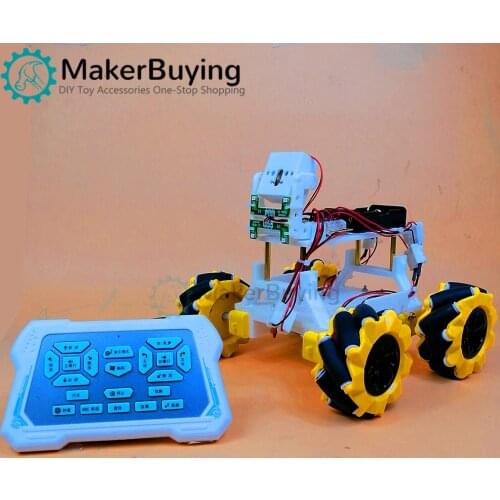 TT motor omnidirectional wheel arduino smart car robot chassis 3D printing mecanum with remote control SNC388