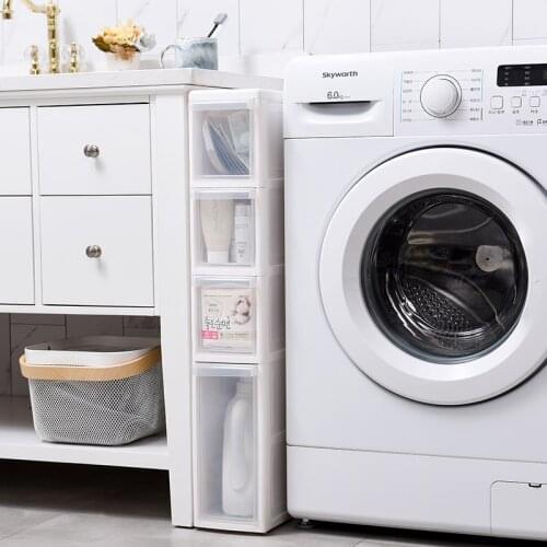 14cm Narrow Slot Splicing Storage Rack Chest Drawers Bathroom Cabinet Gap Kitchen Shelf Storage Box Good Home Storage Assistant