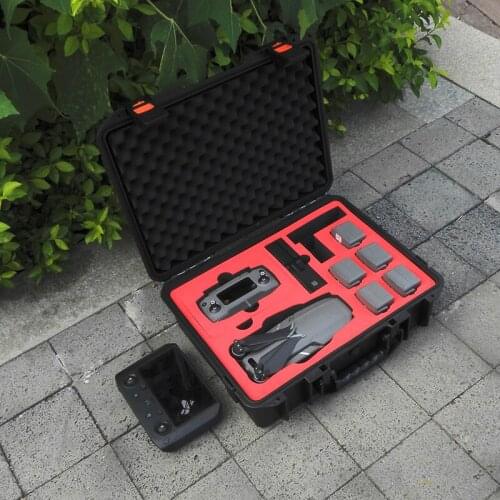 FIEHOR Waterproof Hard Carrying Case Compatible with DJI Mavic 2 Zoom / Pro Drone and DJI Smart Controller / Standard RC
