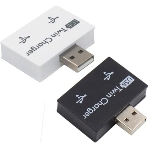 VONETS USB Twin Charger USB to 2 Port Charger Adapter Splitter Hub for Computers U Disk iPhone6 Plus Mobile Phones iPad Gadgets