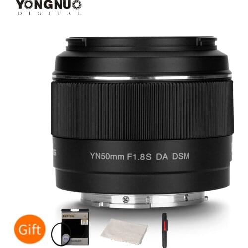 Yongnuo NEW YN50mm F1.8S DA DSM for Sony APS-C APC-C AF/MF Format a6400 Micro Single E Mouth Automatic 50mm 1.8 Lens with USB
