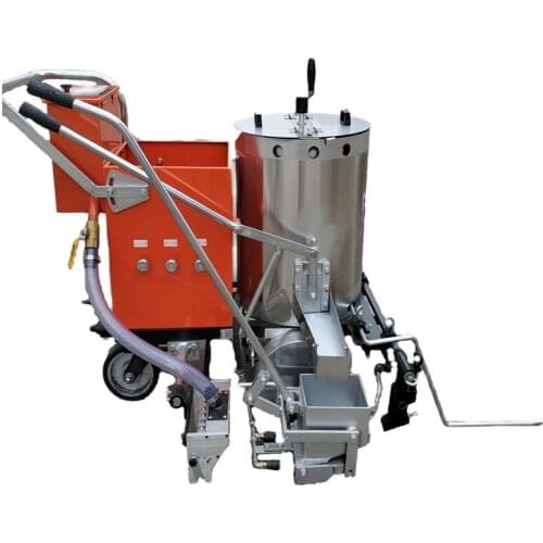 100 KG Capacity Manual Thermoplastic Hot Melt Line Road Marking MachineYG-380 Glass Bead Container Highway Marking