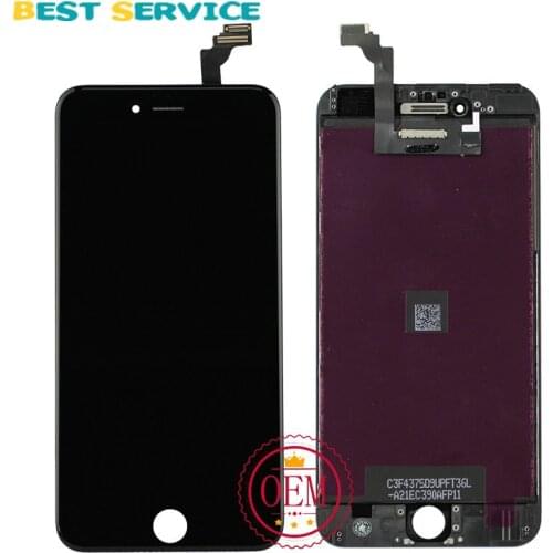 100% New For iPhone 6 Plus 5.5" LCD Display+ Touch Screen Digitizer + Bezel Frame + LCD Foam + Camera Ring + Sensor Ring