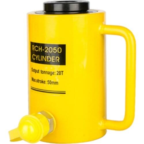 20 Ton 50mm Hollow Hydraulic Cylinder RCH-2050 Hydraulic Jack Stroke 50mm Need To Be Used with Hydraulic Pumps