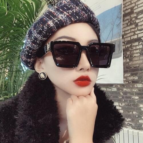 2020 Retro Oversize Cat Eye Sunglasses Men Women Fashion Vintage Brand Design Large Frame Cateye Sun Glasses Female Goggle UV400