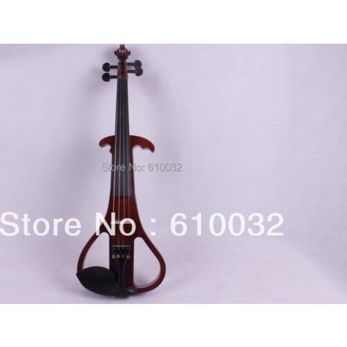 4/4 Electric Violin Solid wood 19--29# dark red color 4string