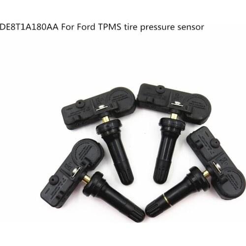 4 Pcs Tire Pressure Monitoring Sensor 315MHz for Ford Lincoln DE8T1A180AA TPMS-12 DE8T-1A150-AA DE8T-1A180-AA 9L3T-1A180-AF