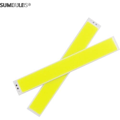 DC 9V 10W LED COB STRIP Bar Light Source 138*19mm Bulb Cold White 6500k 1000LM for DIY Lamp