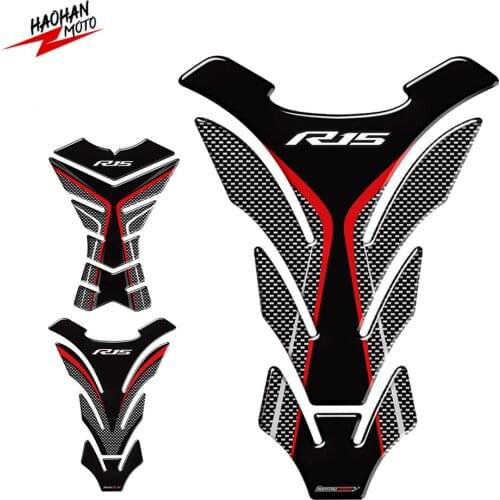 For Yamaha R15 YZF-R15 Tankpad 3D Motorcycle Tank Pad Protector Decal Stickers